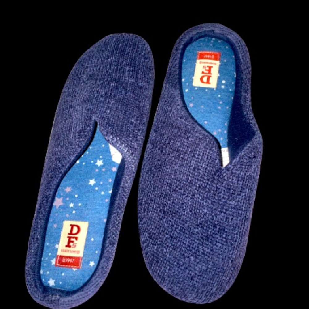 Blue Slippers